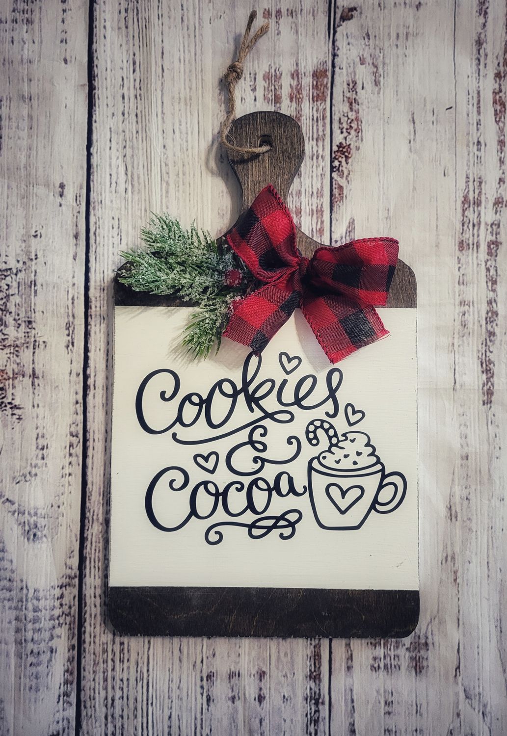 Cookies and Cocoa Cutting Board
