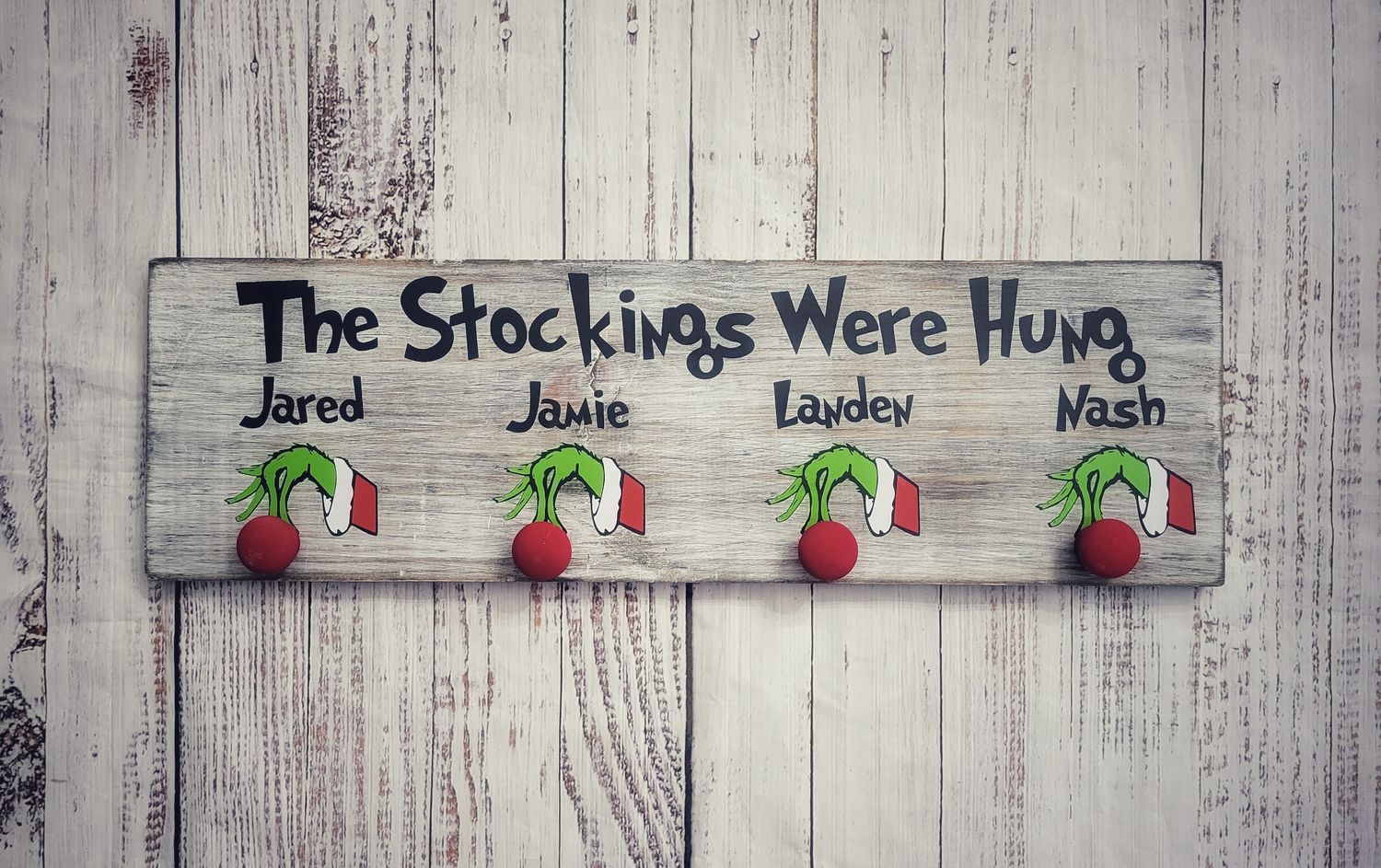 Grinch Stocking Holder