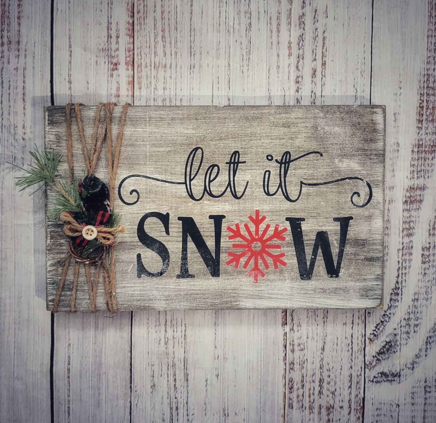 Let it Snow 12x8