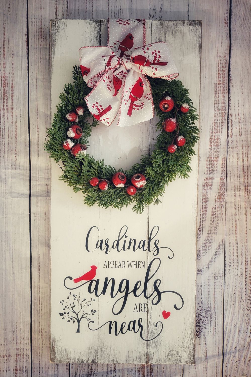 Cardinal Wreath