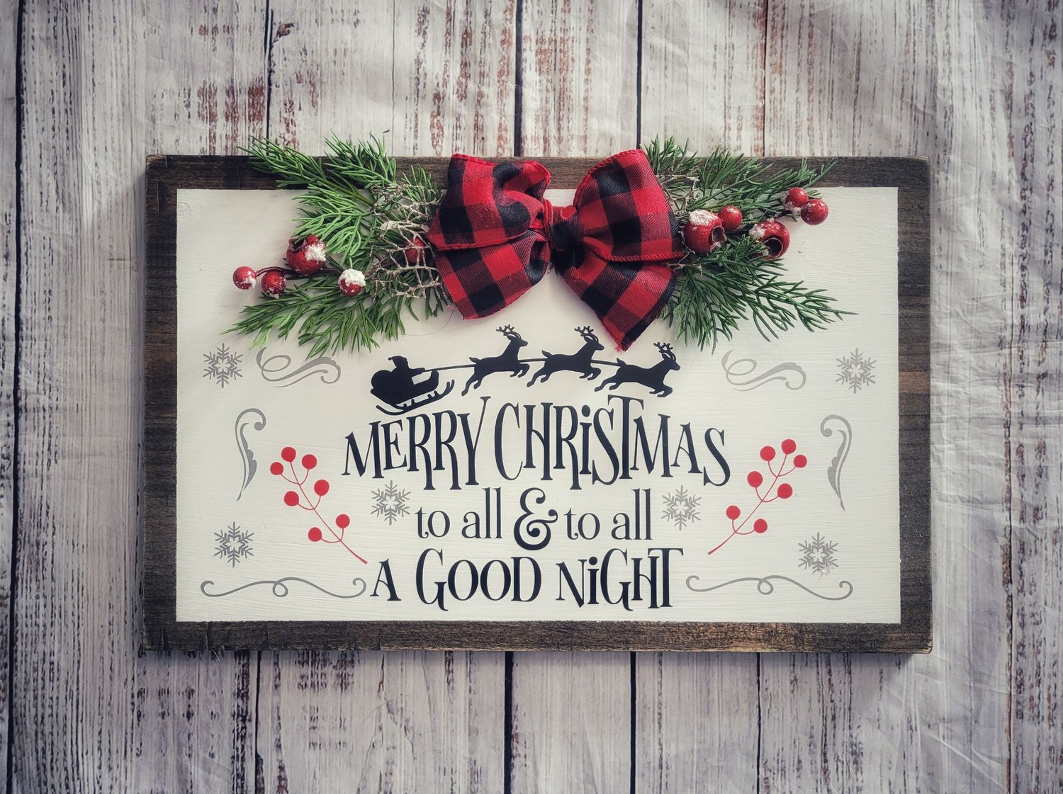 Mery Christmas to All 18x12