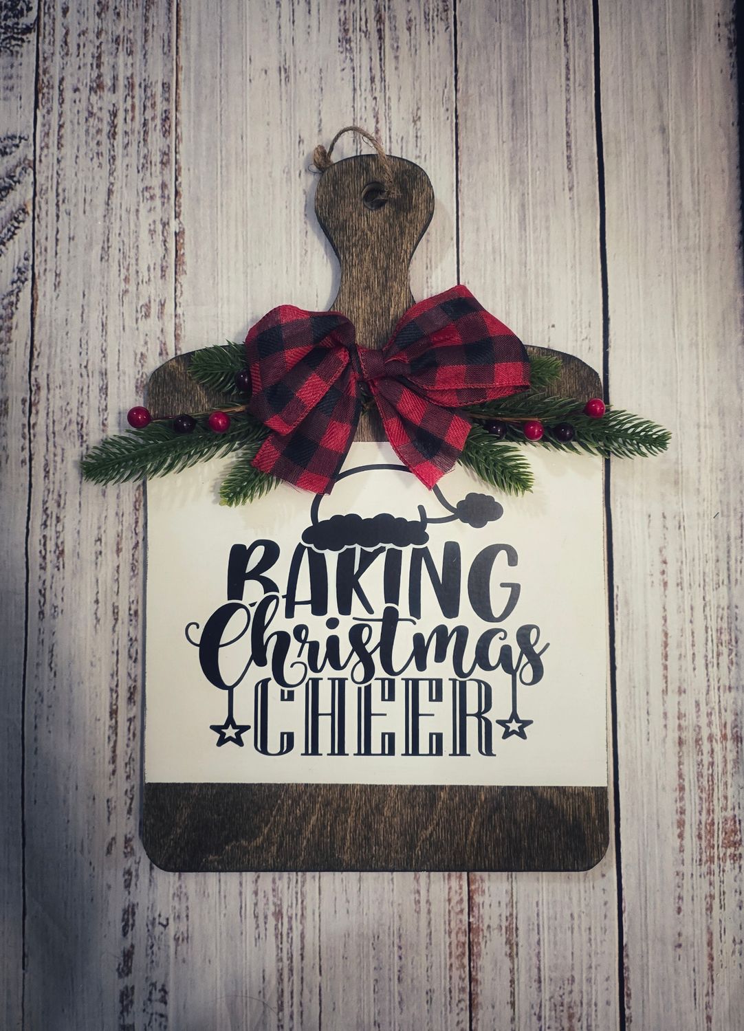 Baking Christmas Cheer Cutting Board