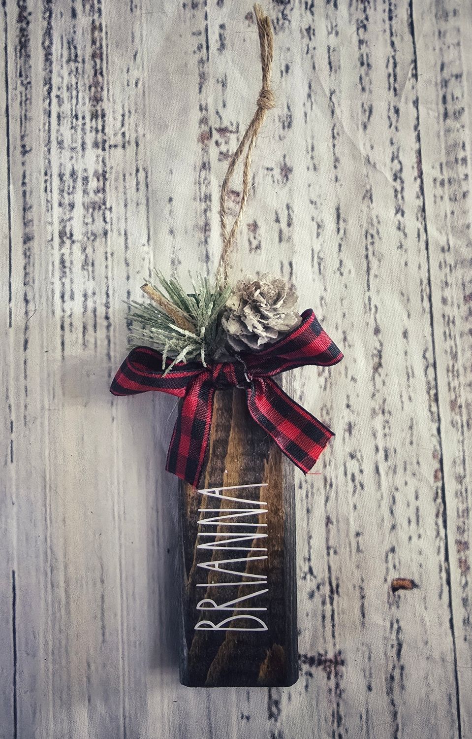 Custom Name Ornament - 6 inch