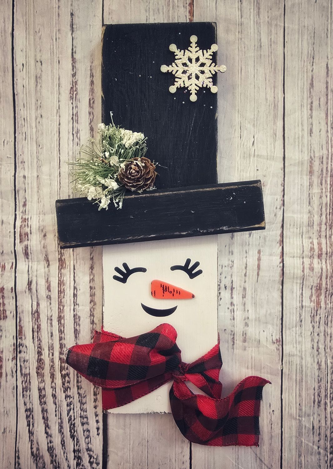 Snowman - Buffalo Plaid