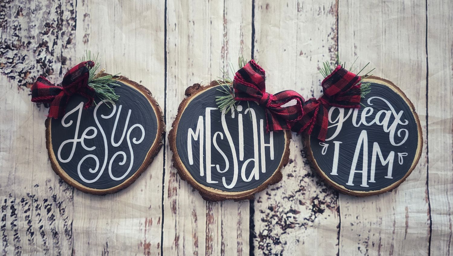 Large Black Ornament Set