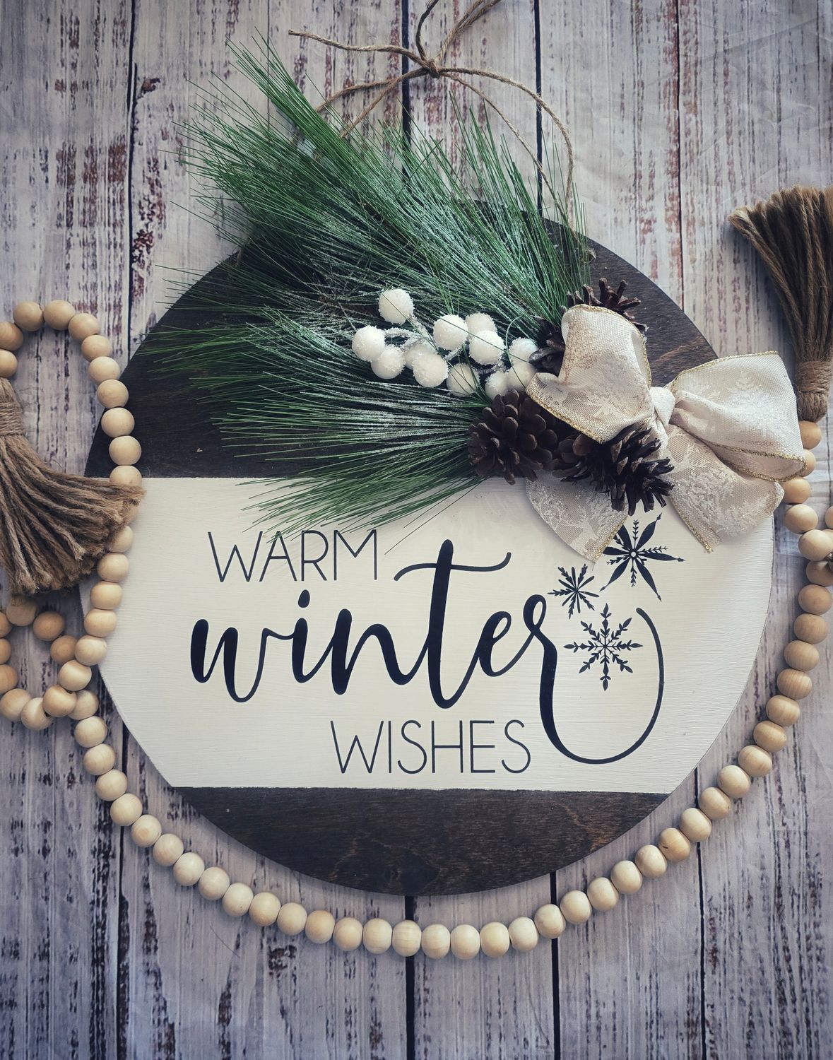Warm Winter Wishes Hanger