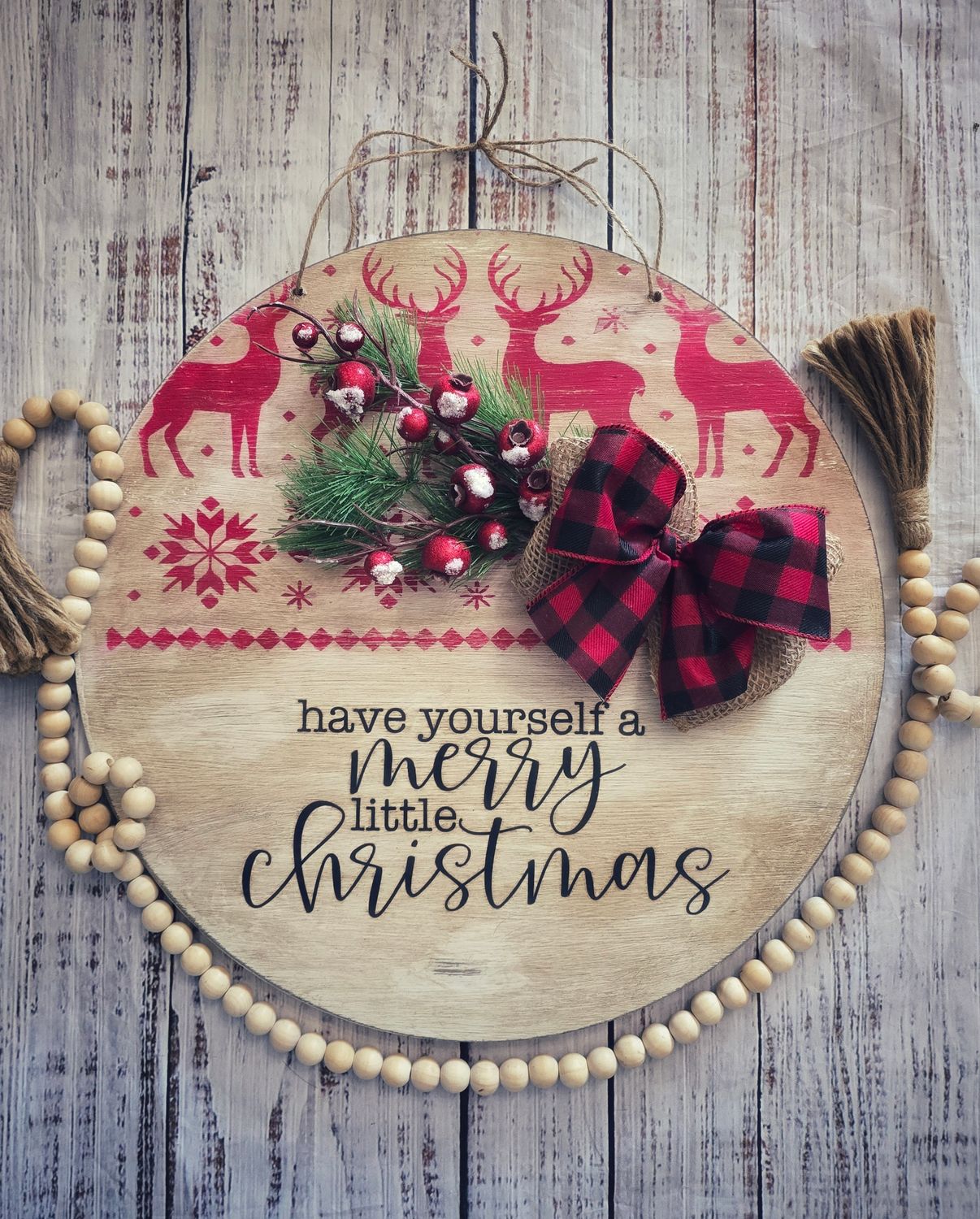 Merry Little Christmas Hanger