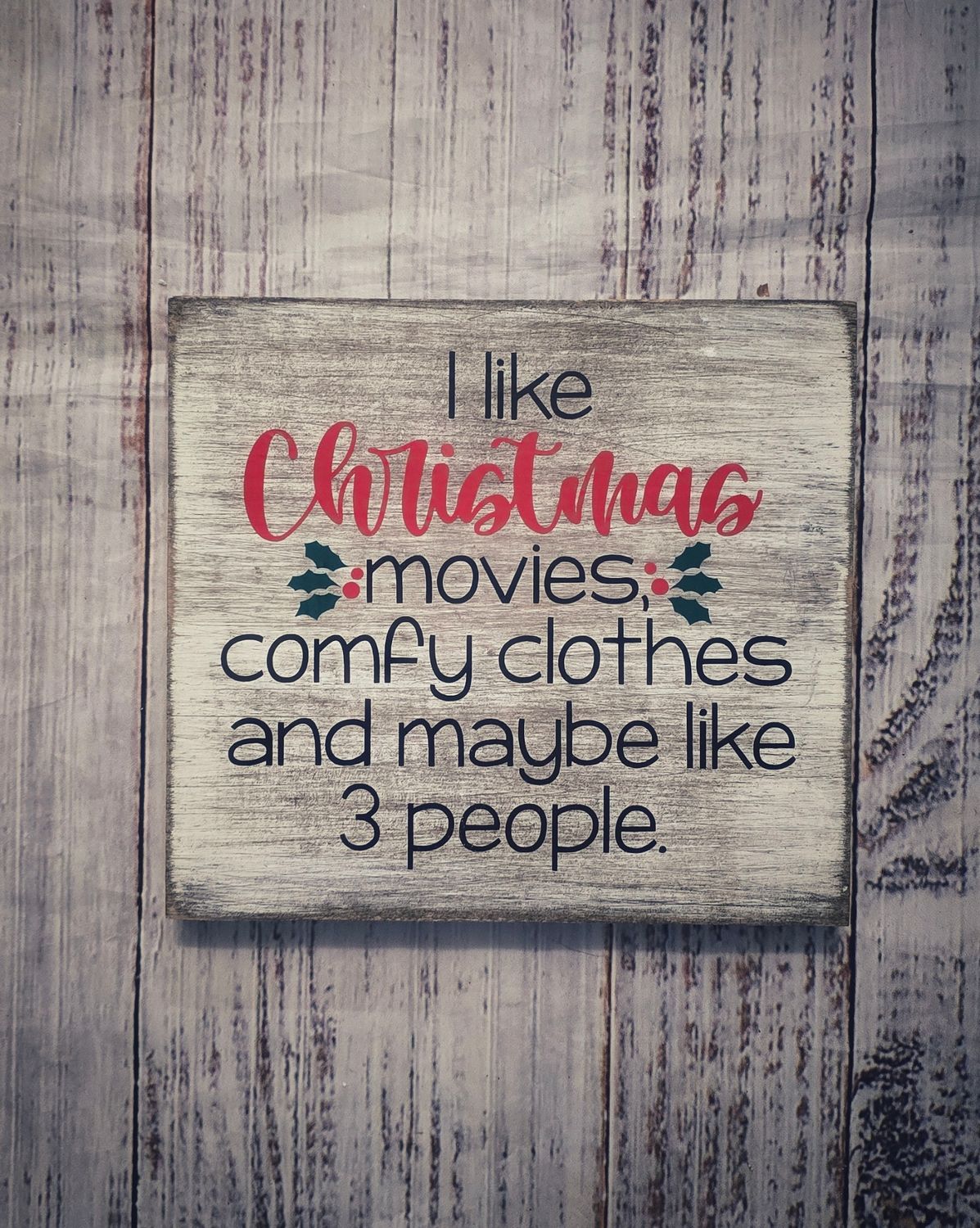 Christmas Movies &amp; 3 People