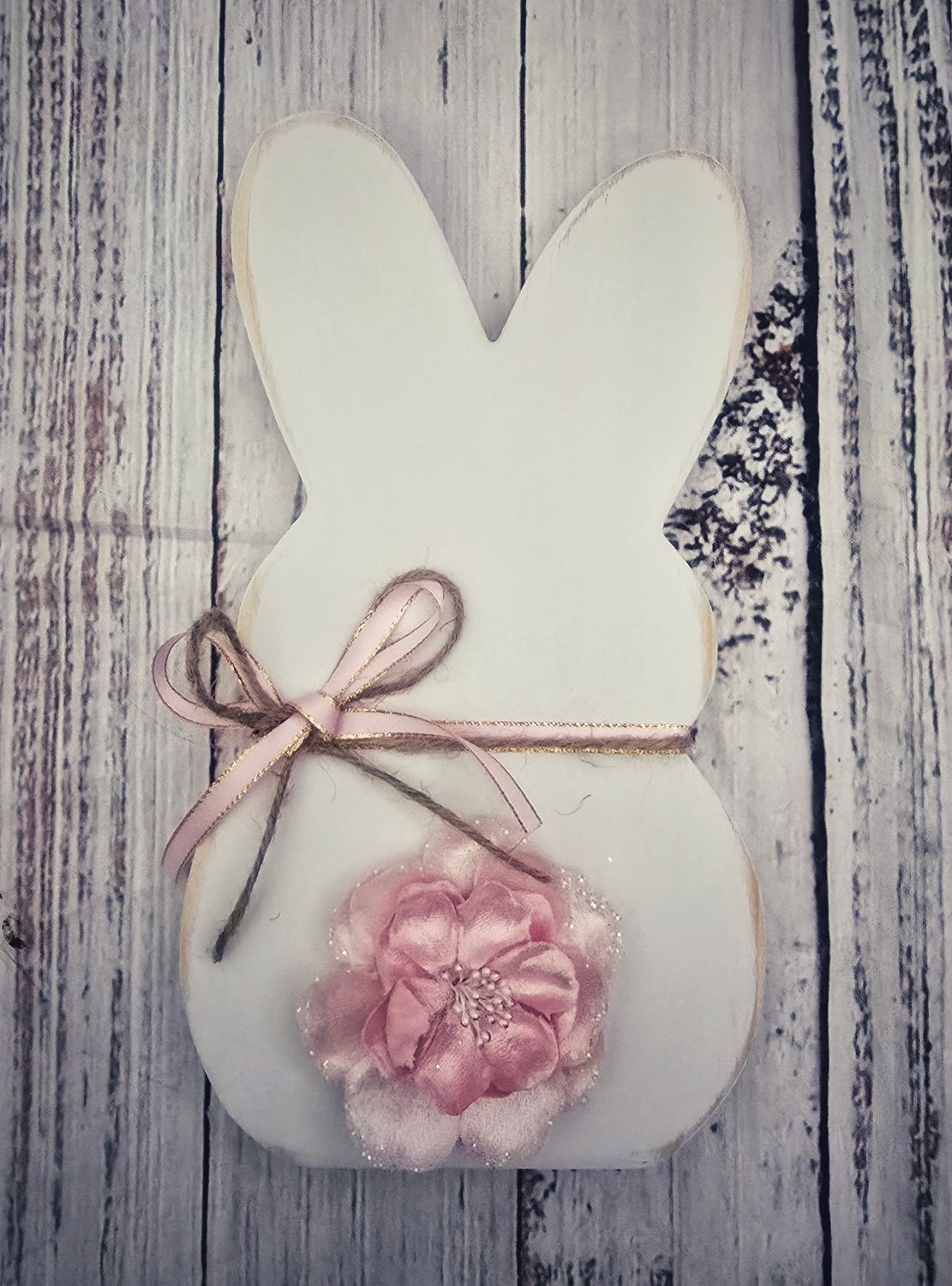 10 inch Bunny White Bottom