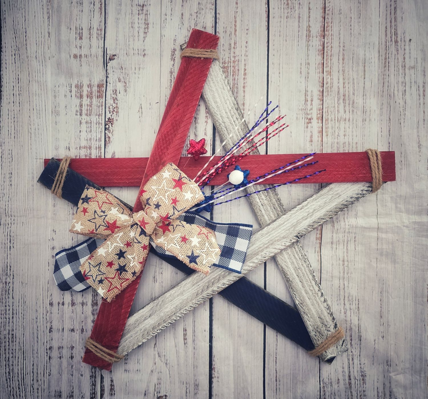 Red, White, and Blue Star