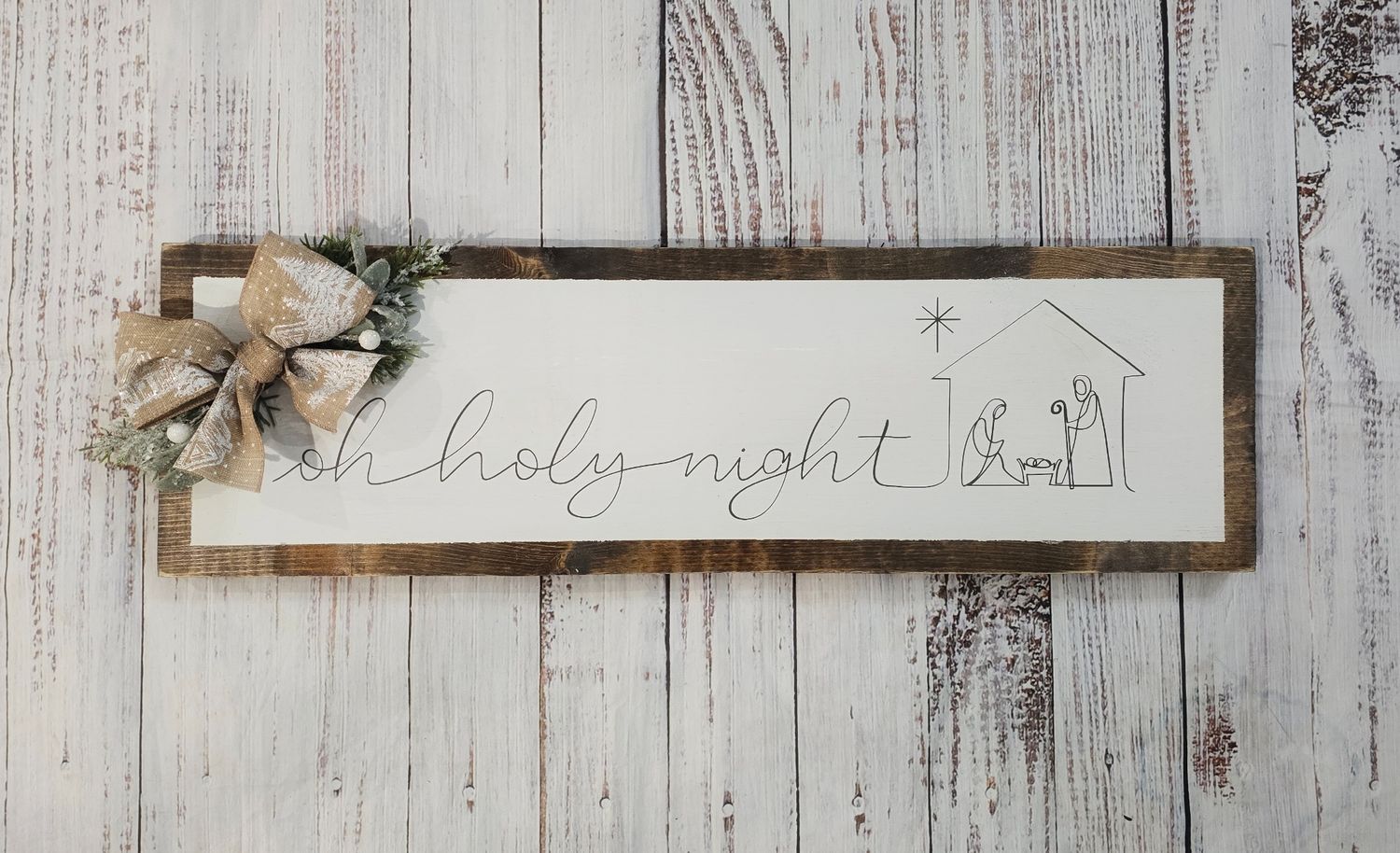 O Holy Night 24x8