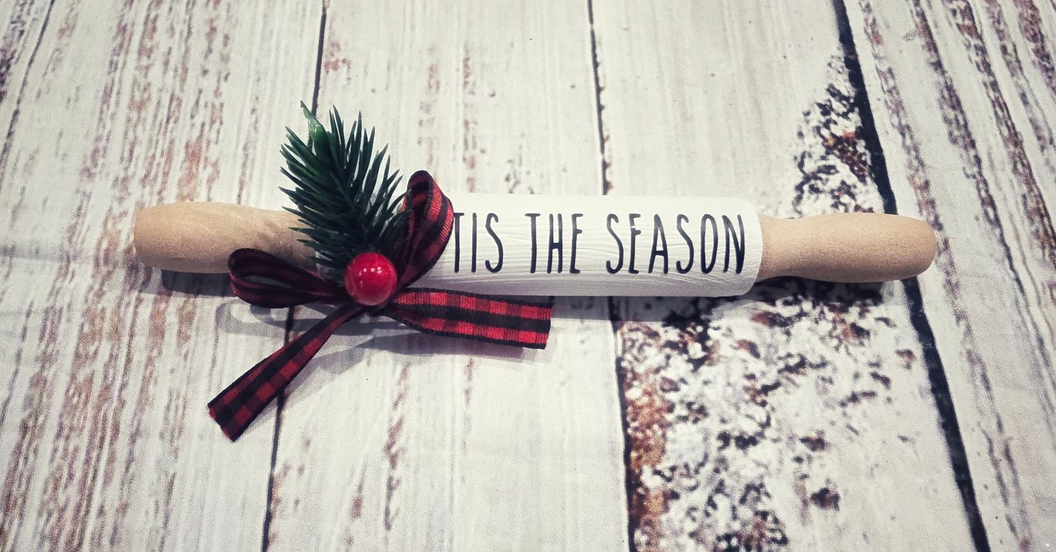 Tis the Season Rolling Pin