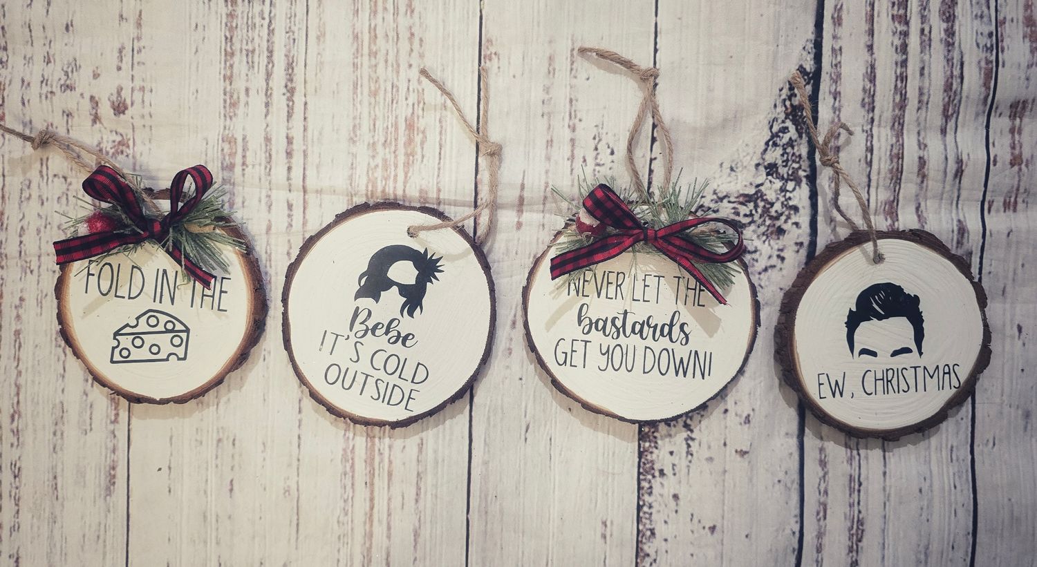 Sch*it's Creek Ornament Set