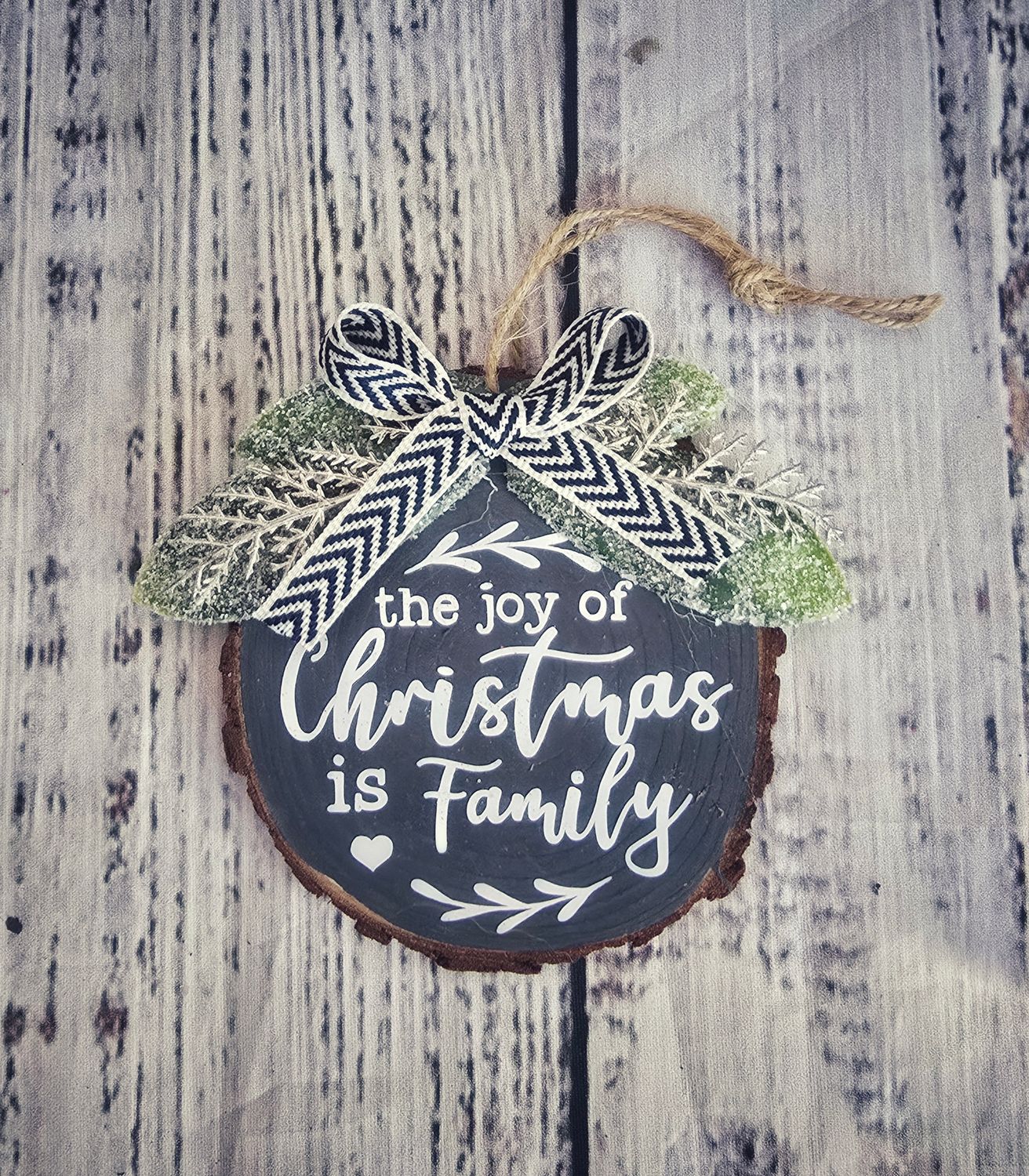 Joy Family Ornament
