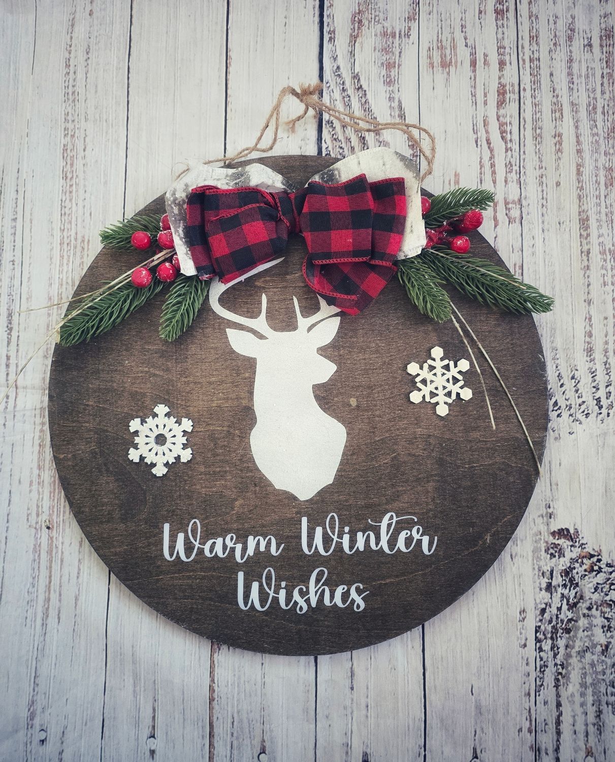 Warm Winter Wishes Hanger