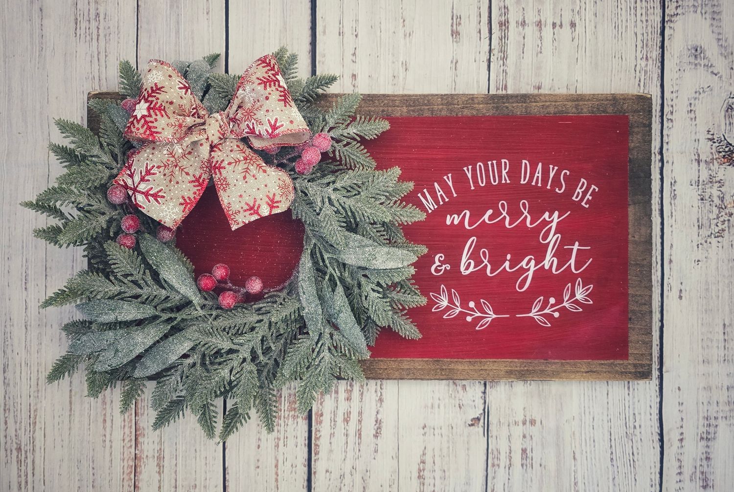 Merry and Bright Wreath