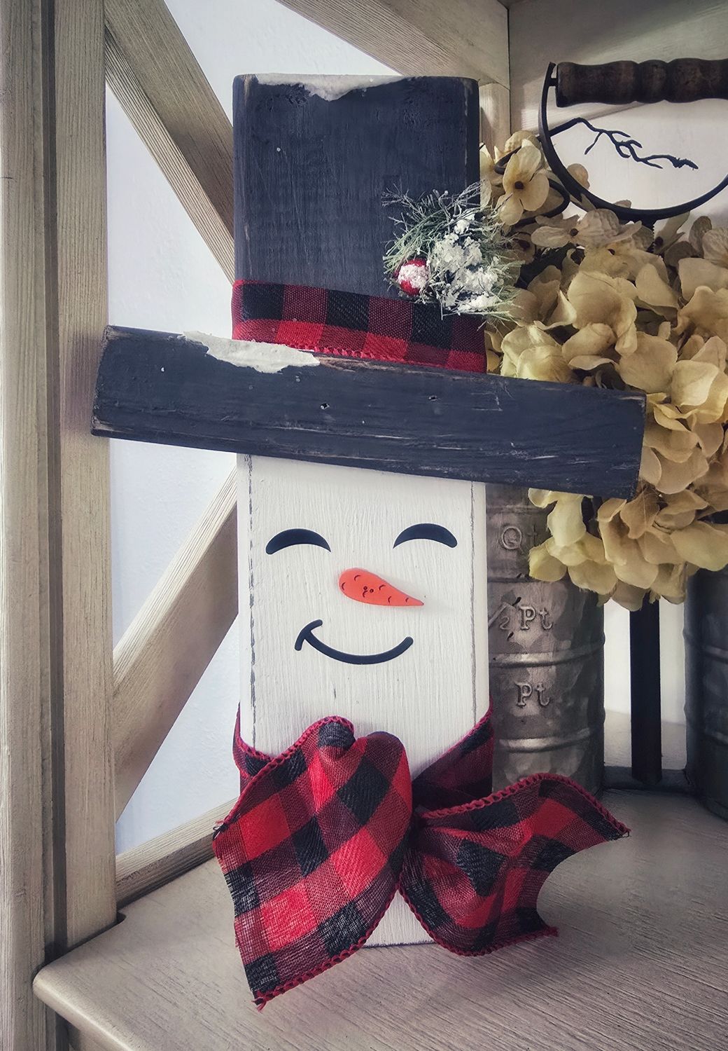 Buffalo Plaid Snowman