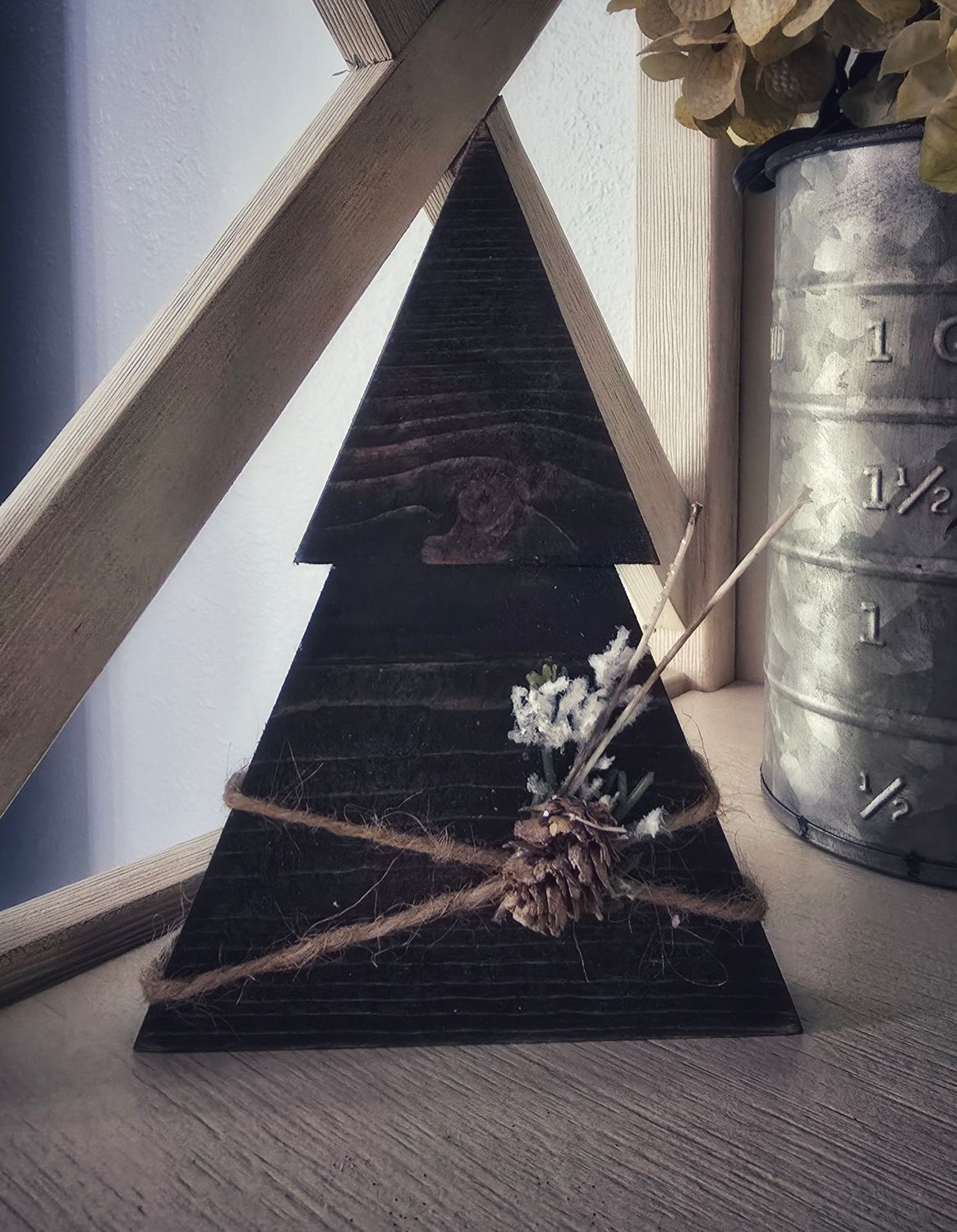 Small Dark Pinecone Tree