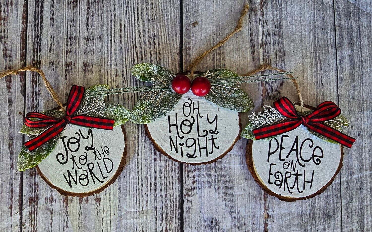 Christmas Song Ornament Set