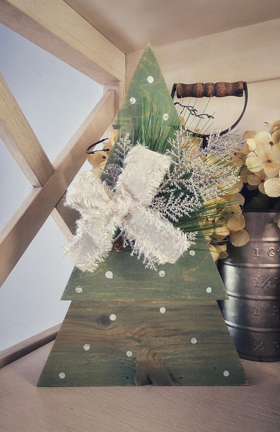 Large Sage Dot Tree