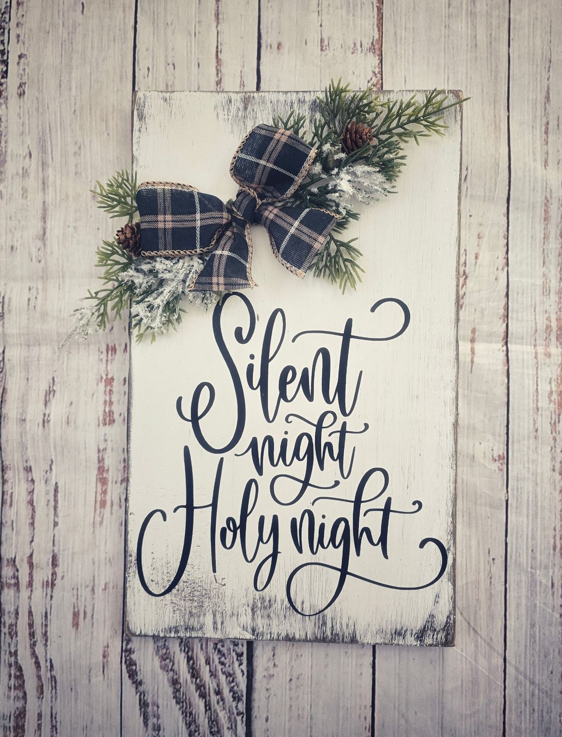 Silent Night 12x8