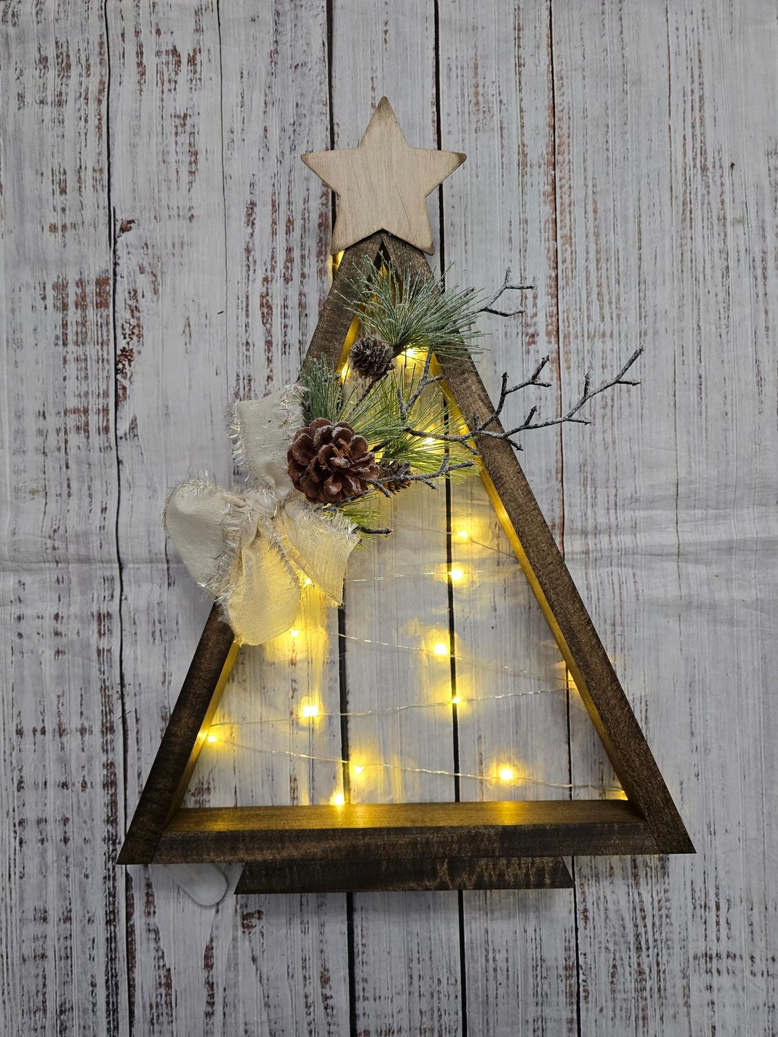 Dark Walnut Tree - White