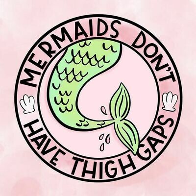 Mermaid PSA Sticker
