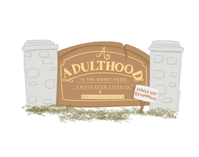 Adulthood Sticker
