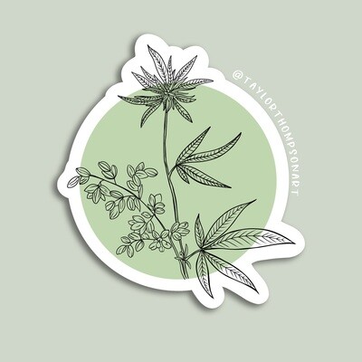 Botanical Bud Sticker