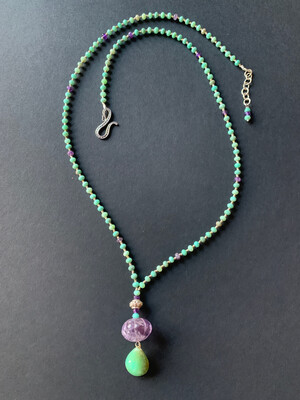 Green Moss Opal Opulent Necklace