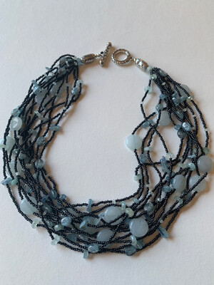 Tribal Aquamarine Necklace