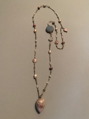 Rose Quartz And Other Pinks Necklace