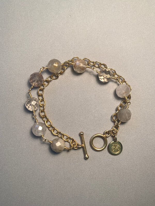 Faceted Agate Bracelet