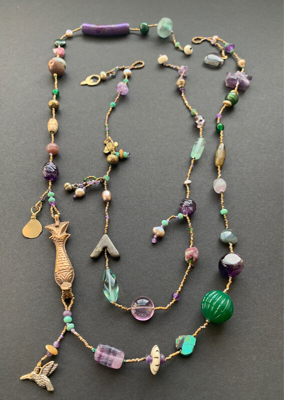 Violet Beauty Necklace