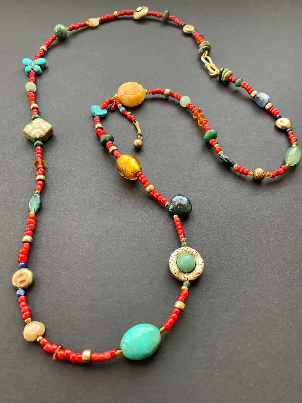 Red Raven Necklace