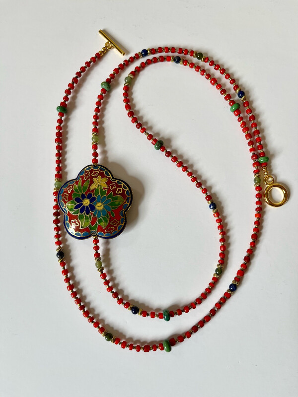 Cloisonné Necklace