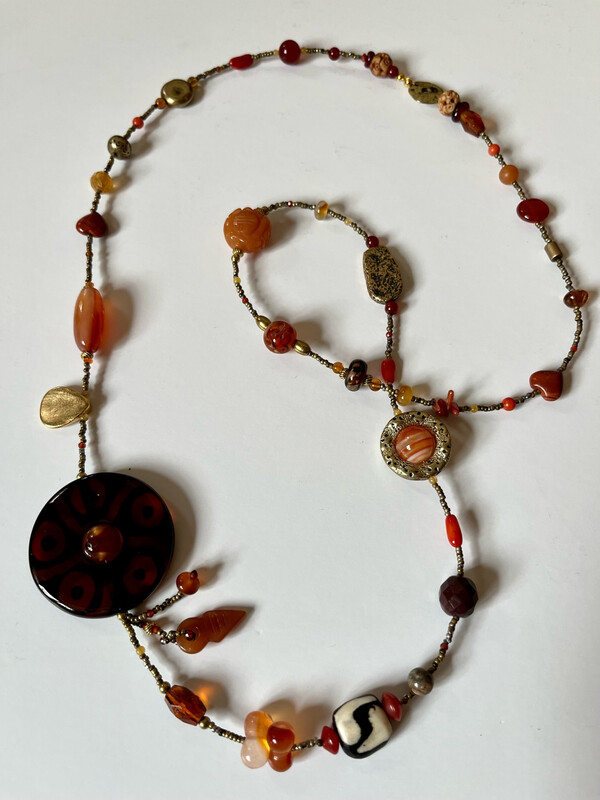 Shorter Carnelian Necklace