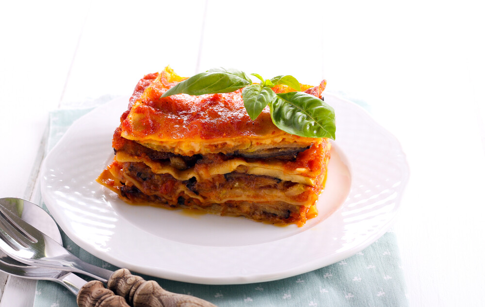 Lasagne + Salat