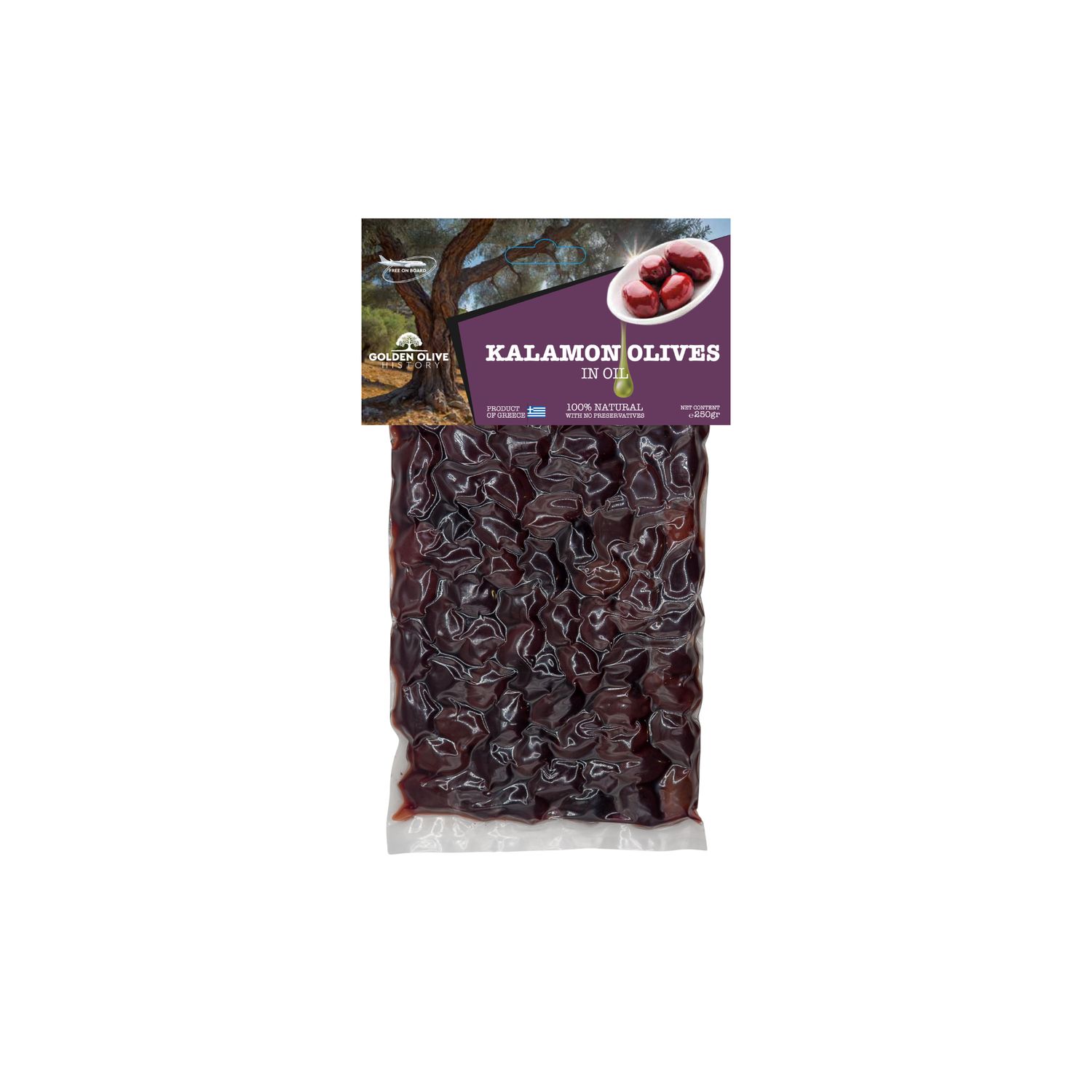 Kalamon olives in oil