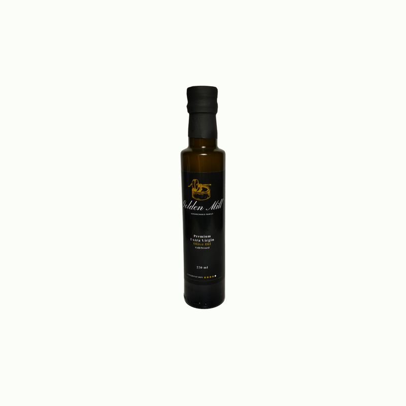 Extra Virgin Olive Oil 250ml glass Gerarchakis Golden Mill