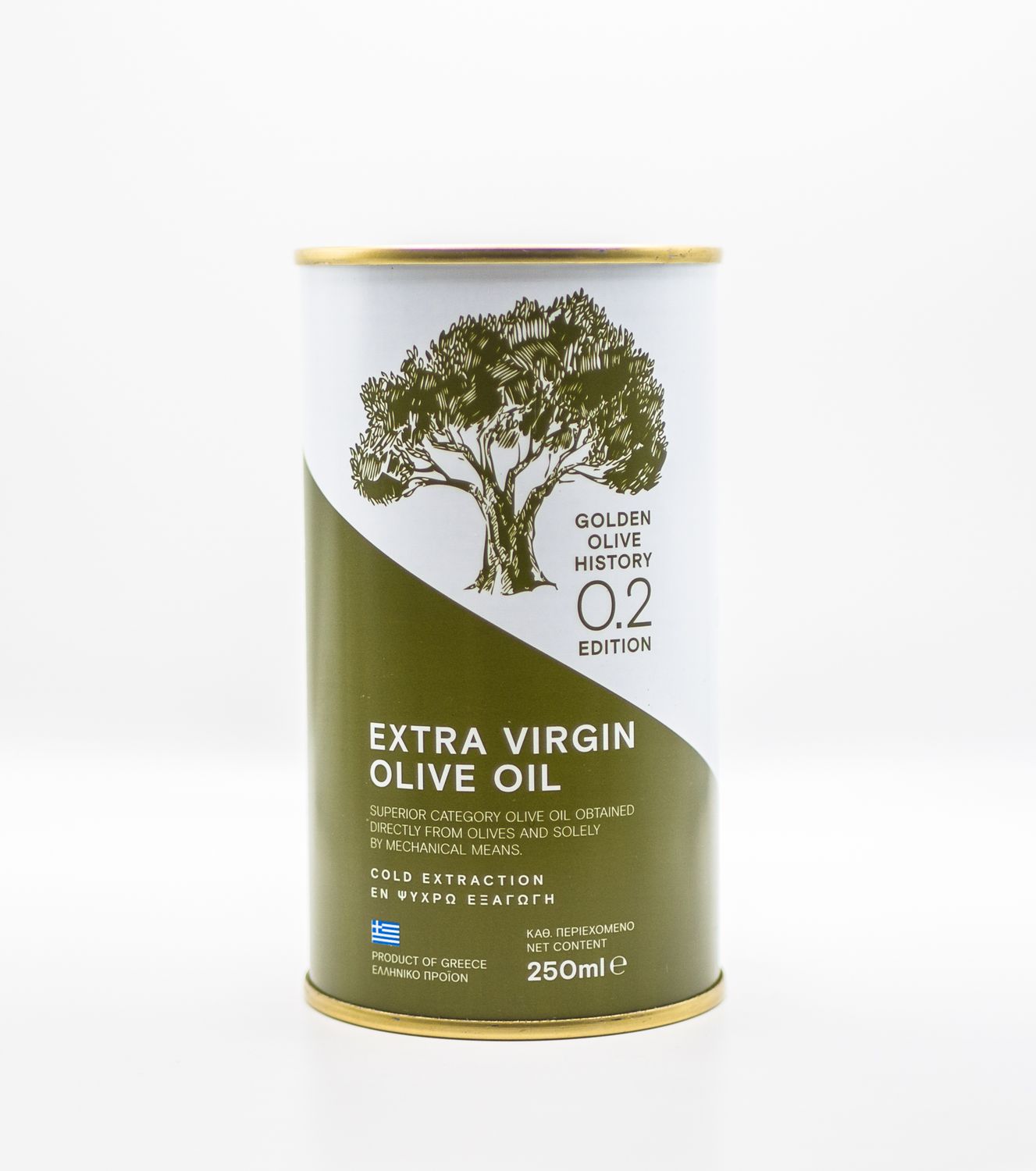Extra Virgin Olive Oil Golden Olive History 250ml