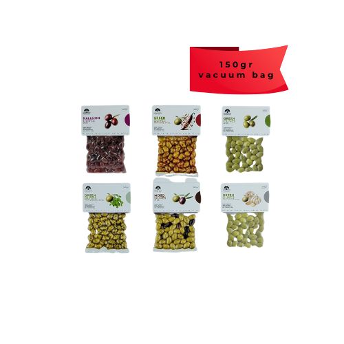 Greek Olives in vacuum 150gr  