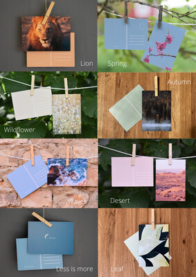 Your set of 5 postcards