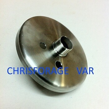 Cloche inox tête de forage  Male 1" 1/4