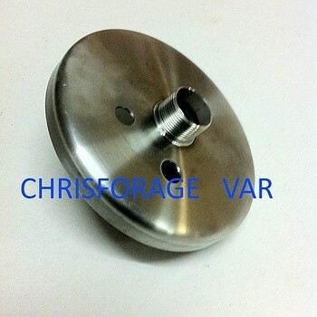 Cloche inox tête de forage  Male1"