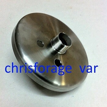 Cloche inox tête de forage Male1" 1/2
