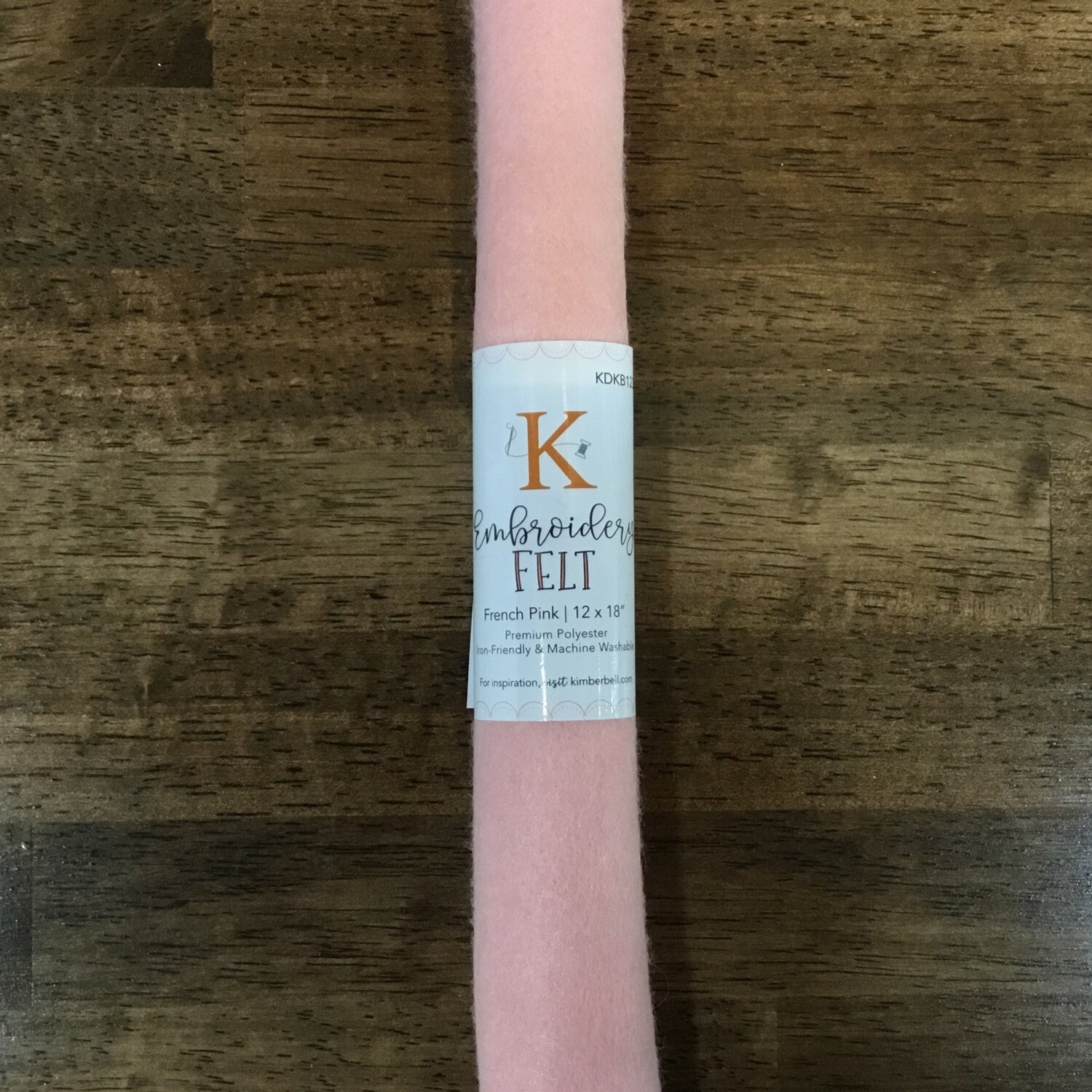 Embroidery Felt French Pink