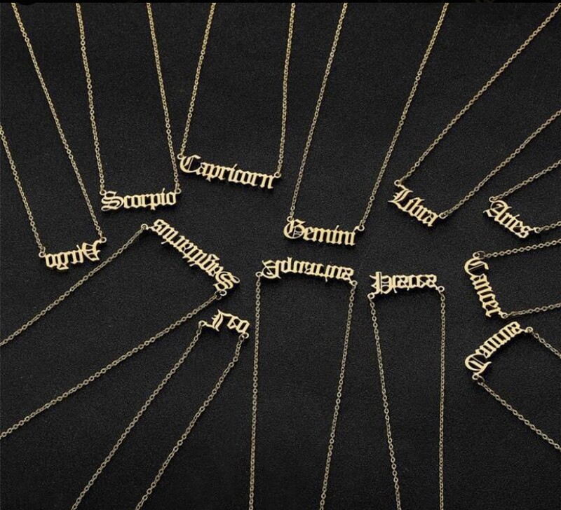 Personalized Zodiac Necklace
