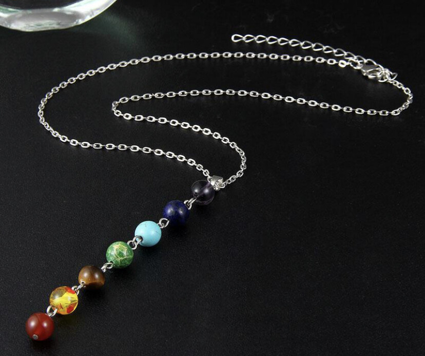 7 Chakra Necklace or Bracelet