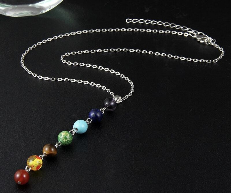 7 Chakra Necklace or Bracelet